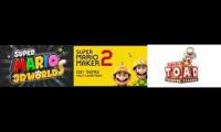 Super Mario Maker 2 Music - SM3DW Airship (Edit) - Multi-Layer Mix With SM3DW & CTTT versions
