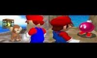 Super Mario 64 100% Walkthrough N64 vs DS - Part 12 - Tall, Tall Mountain (ShyGuyStation vs YTSunny)