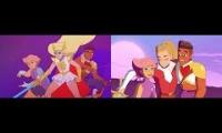 she-ra and the princesses of power intro comparison