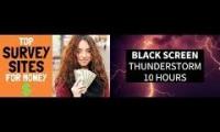 Survey Sites vs Black Screen Thunderstorm