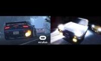 JDM vs. Euro - TOUGE BATTLE @ Mount Akina | Assetto Corsa VR Gameplay Euronight