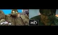 Hulk vs. Army & Emil Blonsky - The Incredible Hulk-(2008)Miraculous Ladybug (English Dub) Episode 26
