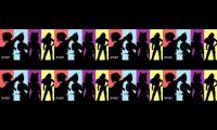 Thumbnail of RWBY Volume 7 intro but 8 times at once