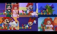 6 Adventures of super mario bros 3 episodes played at once