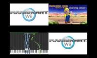 [MASHUP-BONUS] Wii Désert Thwomp (Original+marionose1+Synthesia Tutorials+CyberIce - 64) (Fixed)