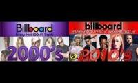 00s vs 10s Billboard music