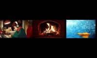 Chill Zone - rain, fireplace, and lo fi hip hop