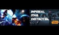 star wars imp bridge with space battle