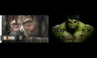 Thumbnail of the video that was the hulk as the title mixed w the road