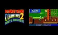 Snakey Chantey 8 Bit VS Original Mashup DKC2 + Bulby