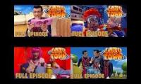 LazyTown Episodes of The Mine Song and We Are Number One playing altogether