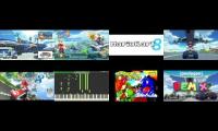 Mario Kart 8 - Sunshine Airport theme: Mega Mashup Version 2 (15 Songs) Part 1
