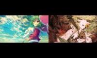 Gensokyo, Past and Present Remix Compare