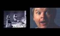 Footage of Apollo astronauts falling on the surface of the moon (Benny Hill edition)