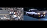 Initial D - Gas Gas Gas - Rioters like NYPD cruiser