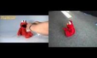 Tickle Me Elmos Surrounding Puppycorn Laughing