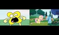 X And Fluttershy Get Louder