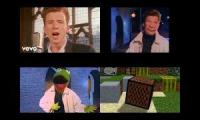 4 versions of rick rolling