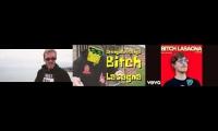 Thumbnail of PewDiePie,Spongebob & Mr Beast sings Bitch Lasagna!! (#UnsubscribeToTSeries)