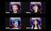 PewDiePie,Mr Beast,Ninja & SSSniperWolf Sings Panini