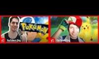 PopularMMOS & DanTDM sings The Pokemon Theme Song!