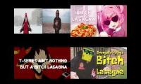 Bitch Lasagna but its a mashup of covers and a dub