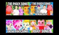 Lankybox Piggy Song Quadparison