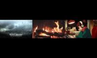 Rainy Mood + Lofi + Fireplace!