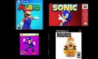 All Video Game Characters In Different Consoles Played At Once (LOUD)