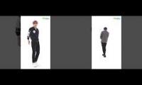 Yunho and Hongjoong Inception Dance Mirrored