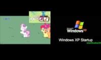 Sparta Remix Battle (Sweetie Belle VS Windows XP) (Sparta Madhouse V4 Remix)