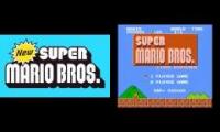 Super Mario Bros vs New Super Mario Bros