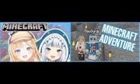 Thumbnail of Gawr Gura + Amelia Watson Minecraft