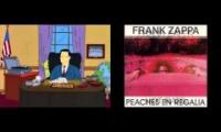 Al Gore listens to Frank Zappa