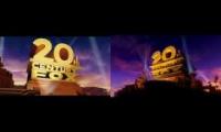20th century fox 2009 intro side by side