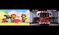 timmy time rescue scene with firemansam music