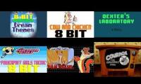 6 Cartoon Cartoons Theme songs console edition