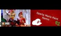 (END OF THE WORLD! REMIX) Chicken Run Escaping The Pie Machine Sparta Mario Paint Remix