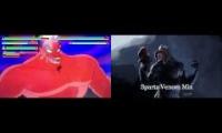Thumbnail of (END OF THE WORLD! REMIX) The Return Of Jafar 1994 Final Battle Jafar Death Sparta Venom Remix