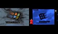 Thumbnail of Windows startup and shutdown sounds g major 4 split blue robot flip