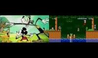 Dog Show | A Mickey Mouse Cartoon | Disney Shows and [16BIT] Forest Theme (Super Mario Bros.)