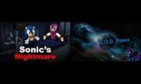 (THE END OF THE WORLD! REMIX) Sonic Nightmare Sparta G.O.D Remix