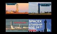 SaceeX SN10 live feeds