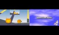 Thumbnail of BFDI is back Sparta Crash Remix