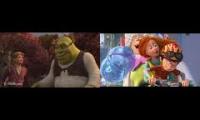 Thumbnail of Shrek Vs The Lorax Sparta Comparison 1 (TEOTW Edition)
