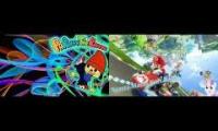(END OF THE WORLD! REMIX) Parappa Teacher Rain Chase Sparta Mario Kart Remix (For Raiden Neo Conge)