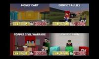 Thumbnail of Henry Stickmin portrayed by Minecraft V5.1-V5.4