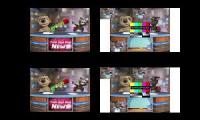Talking Tom And Ben News Sparta Comparison Quadparison