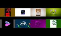 Intel logo histories and animations effects