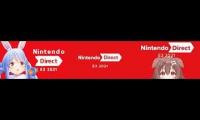 Pekora + Korone watch Nintendo Direct E3 2021